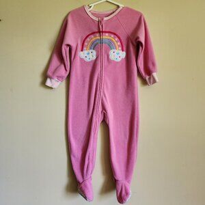 Kids Headquarters - Soft sleeper zip up pajamas with footed Size 2T